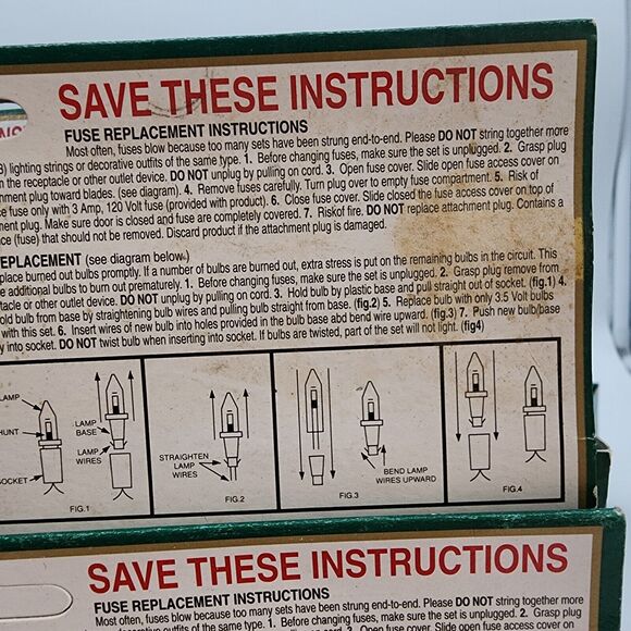 Vintage Kmart Red Super Brights String Lights 455 Count Indoor Trim A Home 156ft - Picture 11 of 13